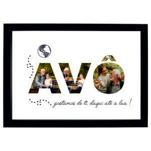 QUADRO DECOR 21*30 PRETO