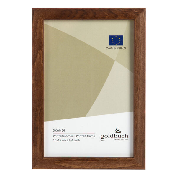 MOLDURA GOLDBUCH SKANDI 10*15 CASTANHA