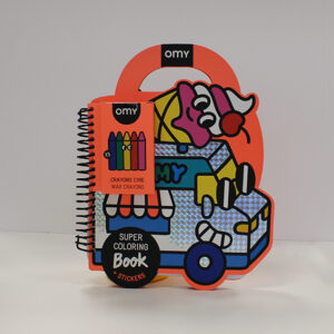 OMY SUPER COLORING E STIKERS BOOK - DINO/YUMMY/LILY
